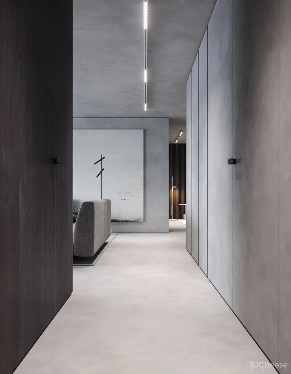 极简灰设计，这个家美爆了！