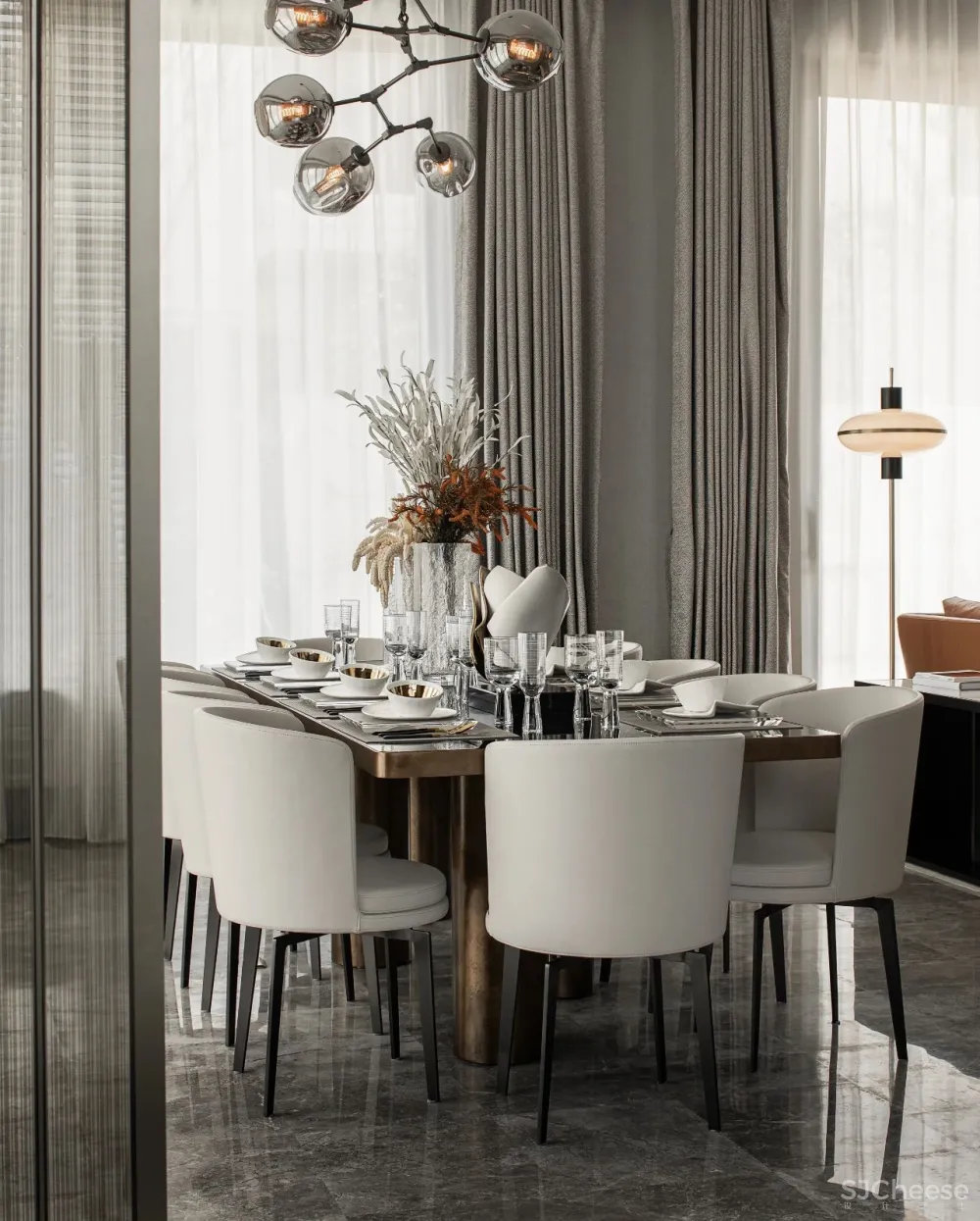 HWCD设计｜上海「金臣颐墅」顶级别墅样板间