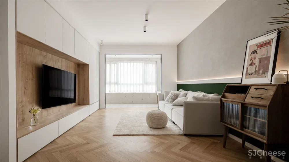 89㎡ 两室两卫，简约的复古设计爱了爱了!