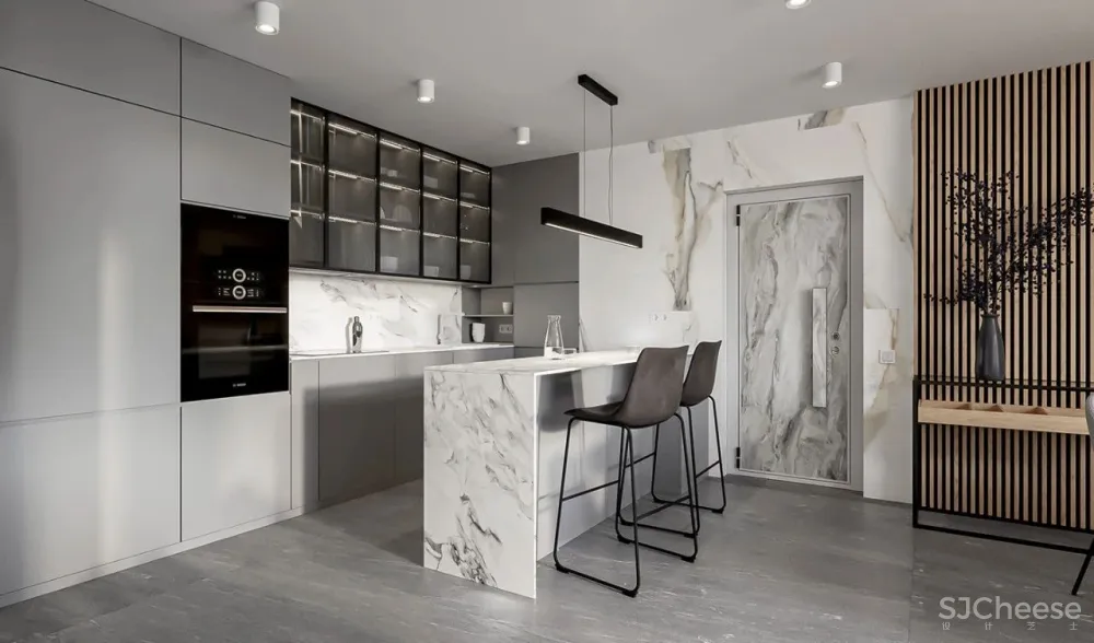 音乐老师进门不做隔断,138㎡三居室无玄关,照样美上天!