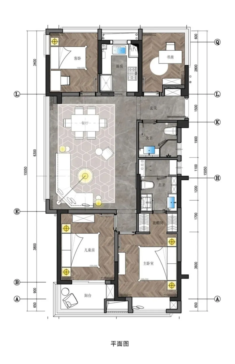 EH DESIGN 空间｜新现代主义风格的多重演绎 —— 越秀地产杭州项目合辑