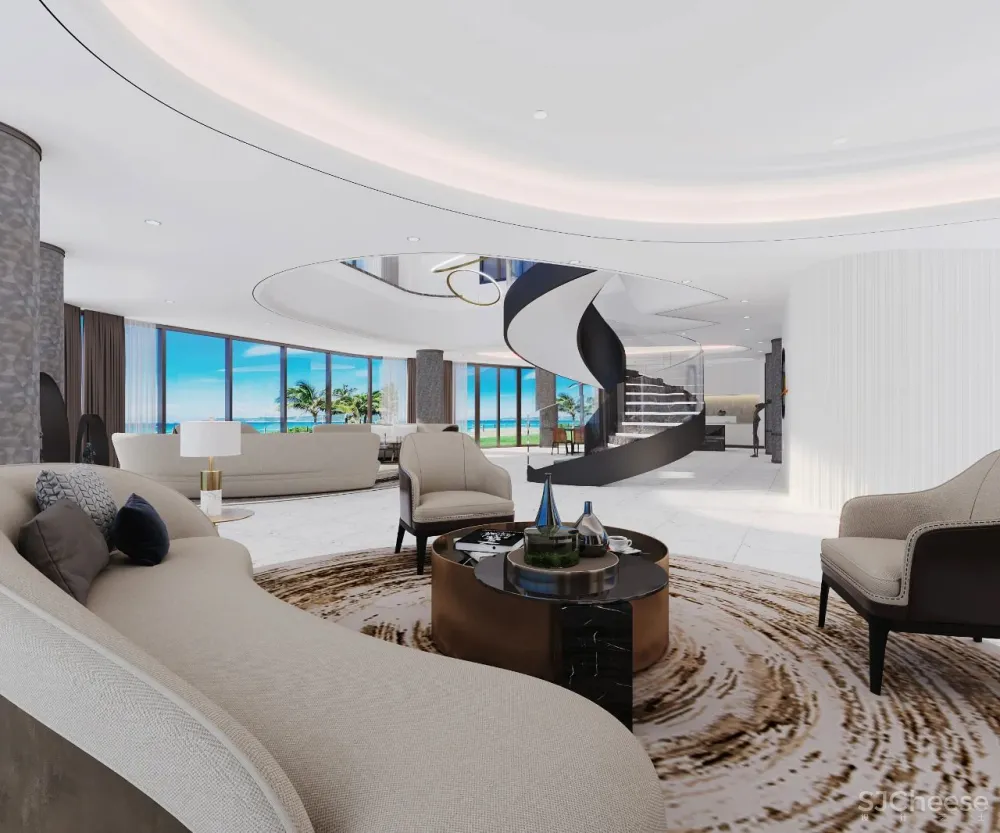 东元设计 太平洋优美弧线上的大宅,以简为美,以质为雅!