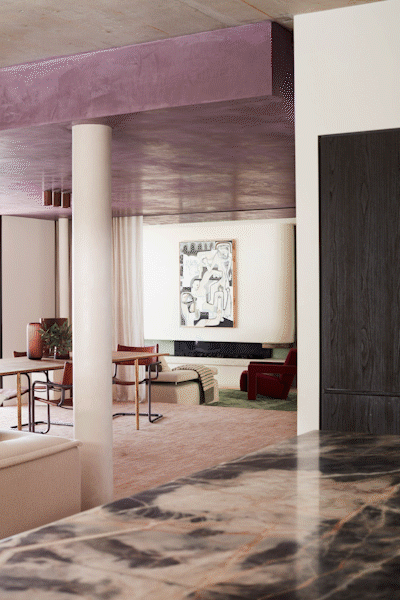 看腻了极简白，多彩的室内设计也可以很有质感