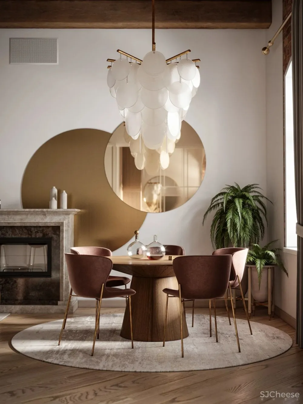 业主喜欢吃巧克力，软装我只能这样设计了