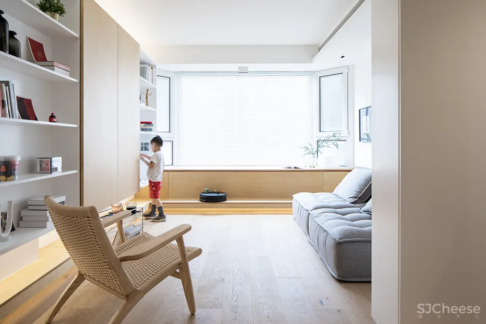 89㎡学区房改造,简约木质,超舒适!