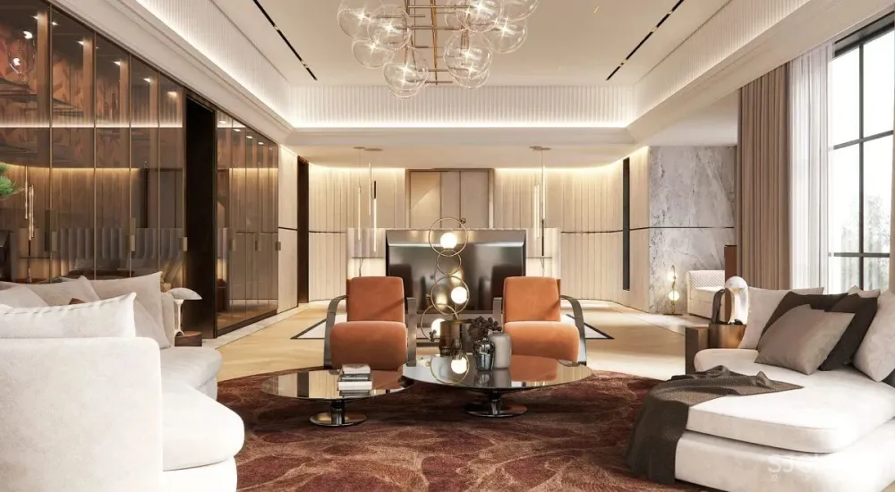 600㎡迪拜大别墅,让人无限向往的简奢之家!