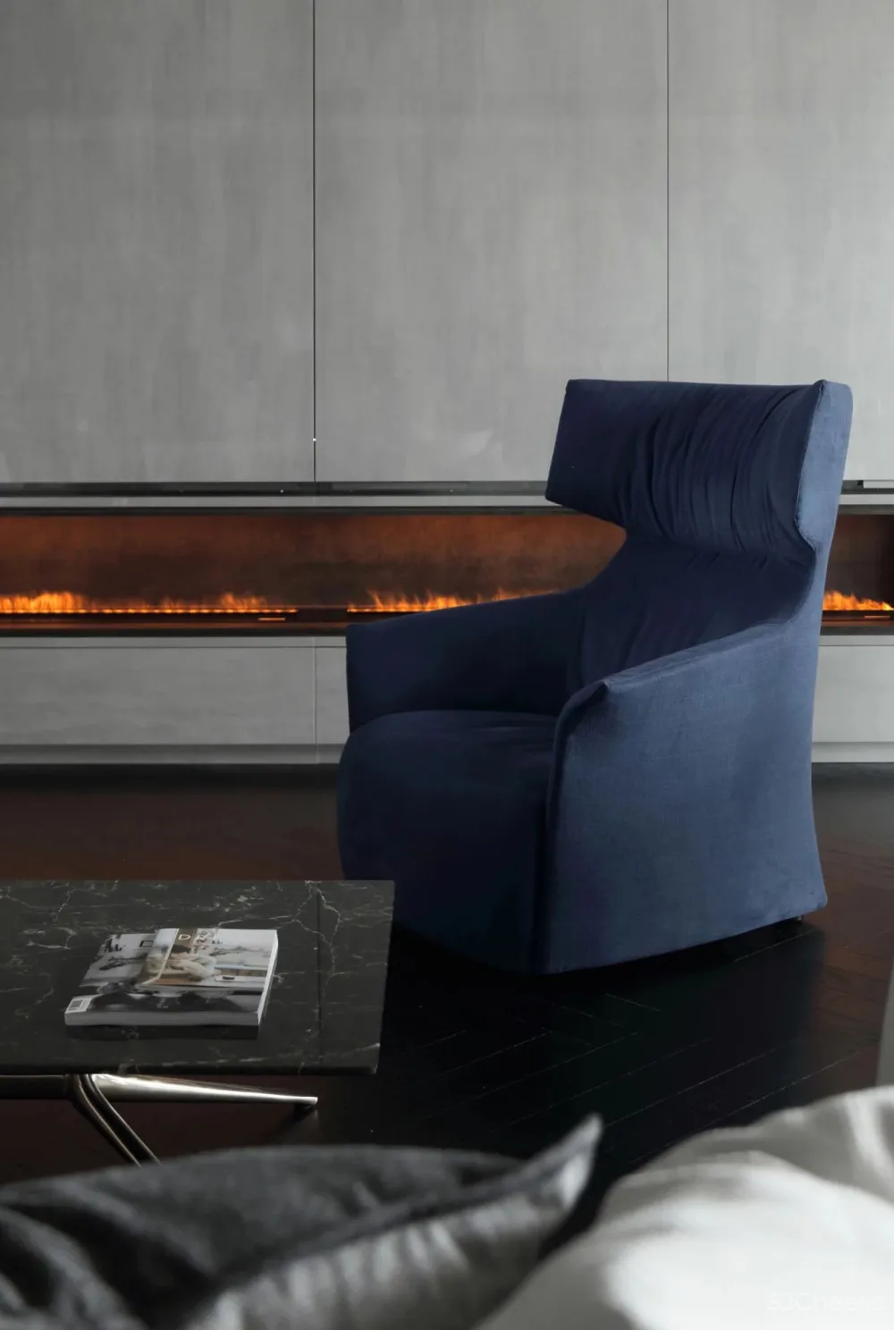 轻奢雅灰美宅:转了半个地球的沪上业主直言,好的地方还是家