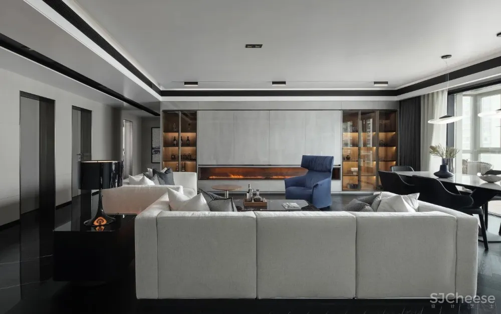 轻奢雅灰美宅:转了半个地球的沪上业主直言,好的地方还是家