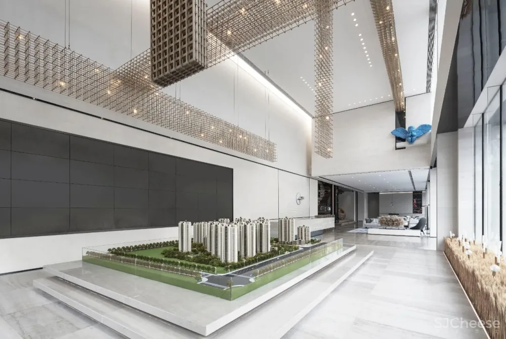 JLa设计 × 保利云上销售中心:倒转一座城,悬挂云端