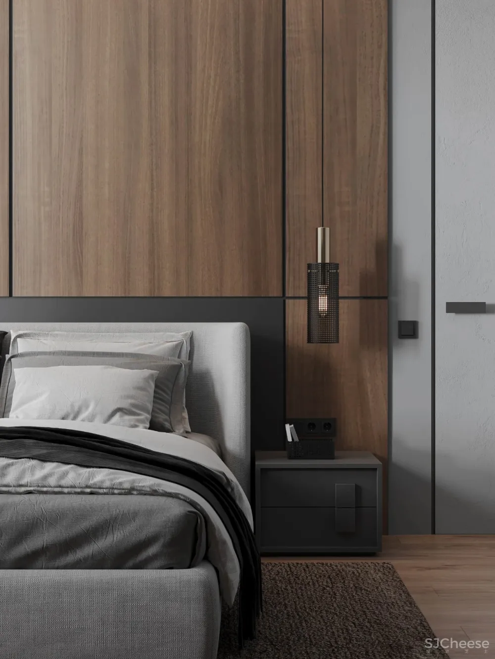 100㎡现代风格,三口之家,太吸引人了!