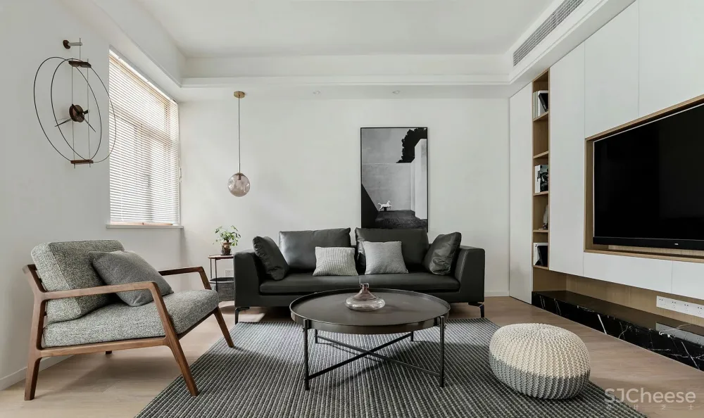 88平二居室设计,现代大气又实用~