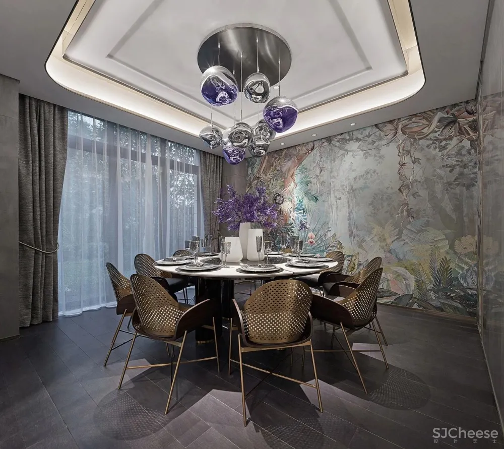 奢华别墅样板间，注入现代生活的美感！