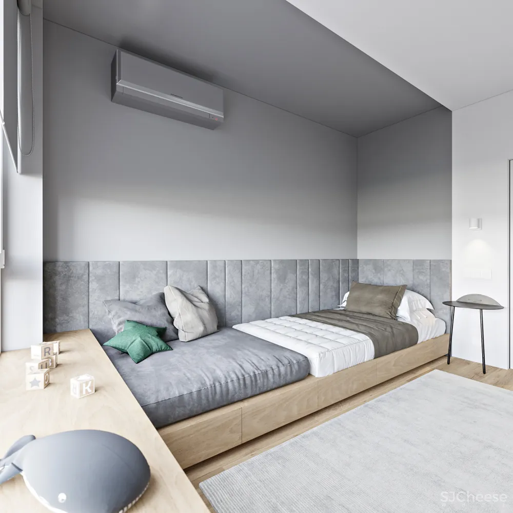 102㎡ 高级黑,墙面这么拼房间更显高