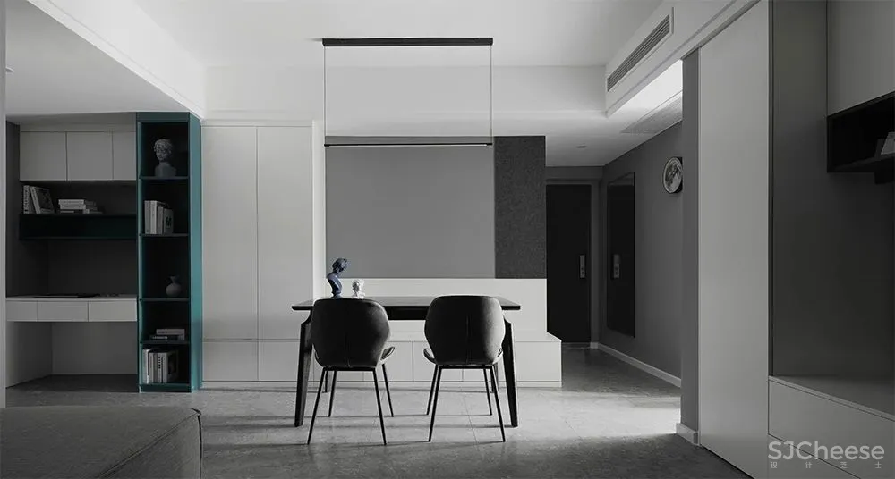 黑白灰，极具视觉张力的极简格调 予以设计