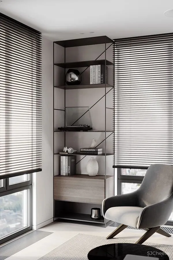 一室户小公寓,从玄关到卧室每个空间都很有设计感!