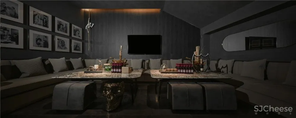 悦·量贩式KTV奥体店“暗夜精灵” INHOUSE设计