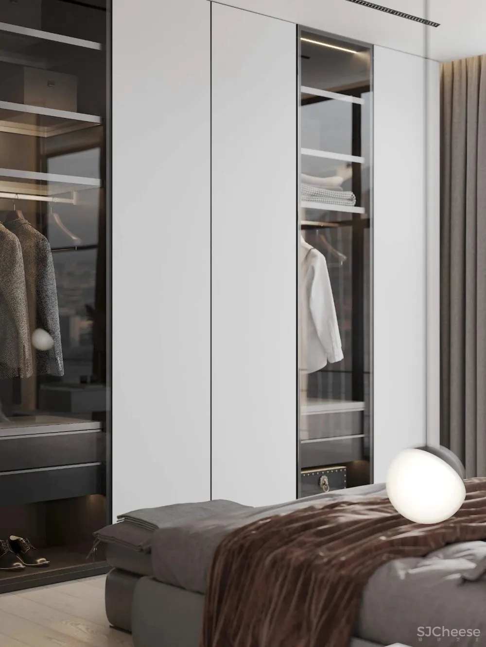 100㎡现代风格,三口之家,太吸引人了!