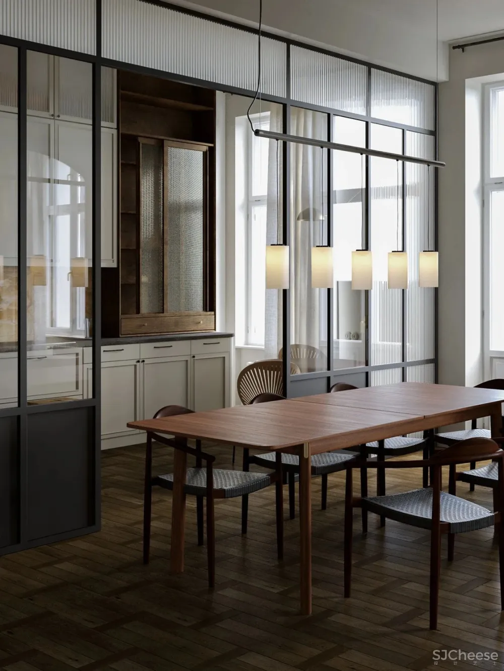 复古轻奢风,诗意般的美宅!