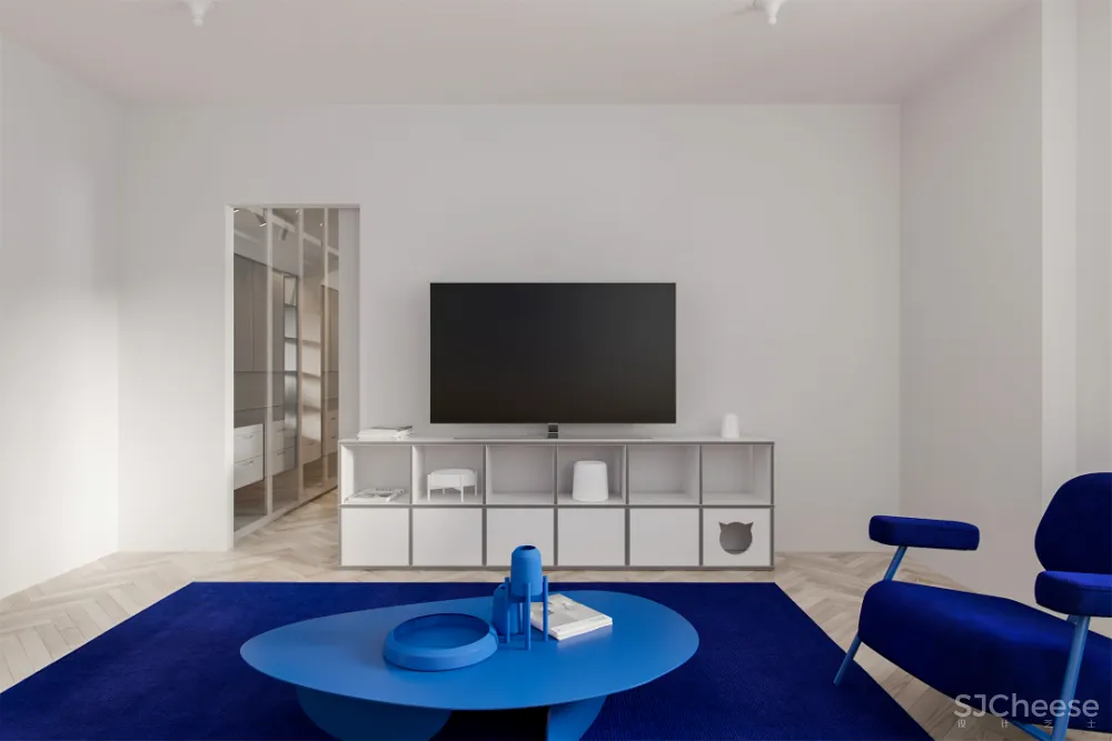 90㎡小资一居室,细节处挥洒时尚气息!