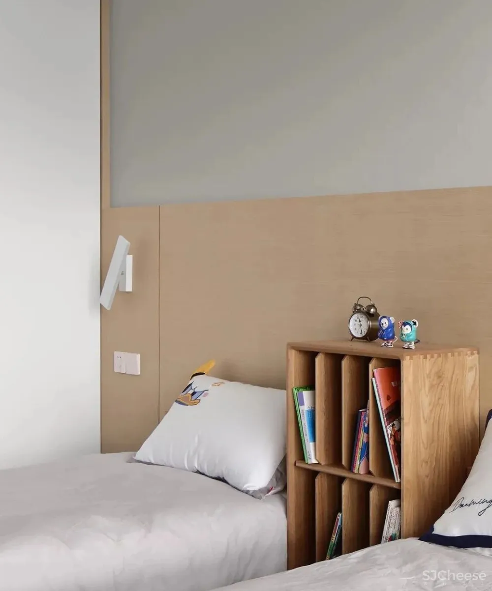 二胎之家的76㎡两居室,客厅竟看上去空无一物,简约舒适、收纳超多……