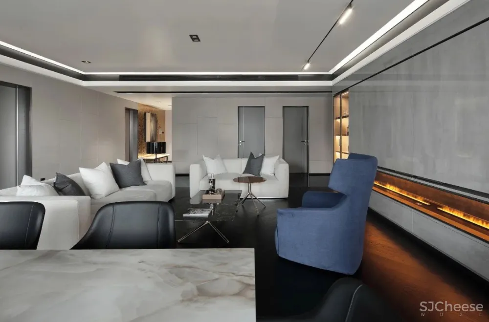 轻奢雅灰美宅:转了半个地球的沪上业主直言,好的地方还是家