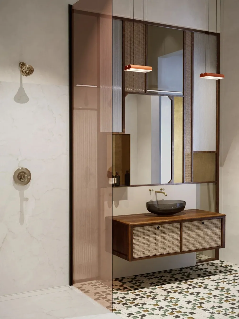 复古轻奢风,诗意般的美宅!