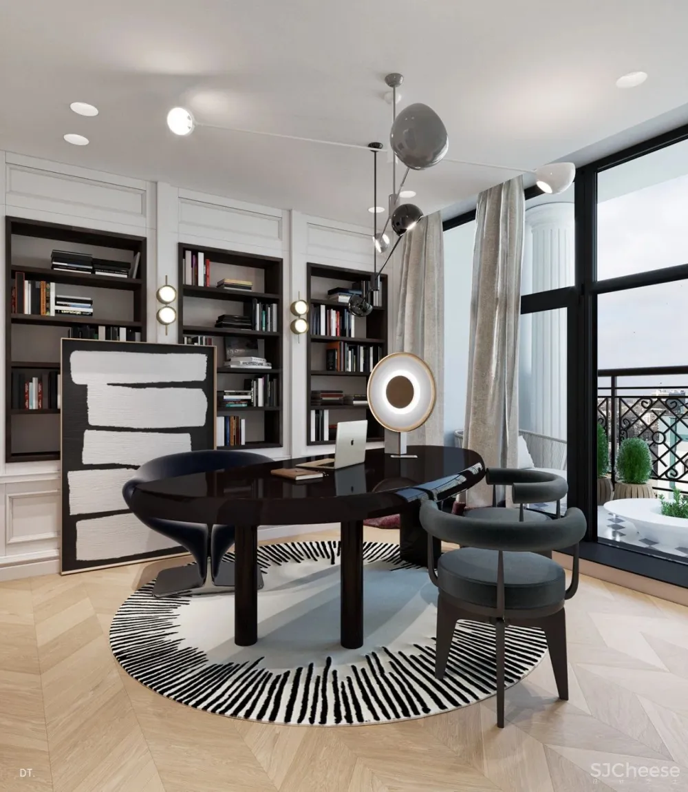 轻奢之美 丨一个空间,两个方案