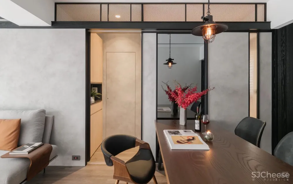 工业风灰调公寓，自由弹性空间