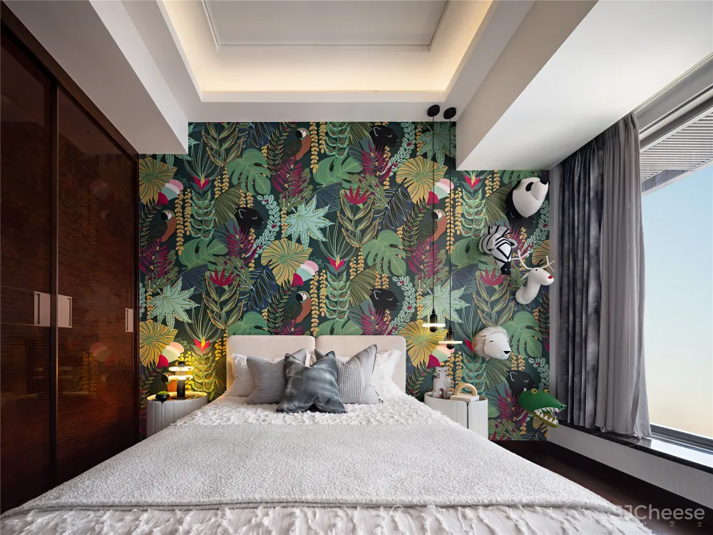 深圳中心·天元 383㎡ 平层公寓样板房,大尺度格局比别墅还大气