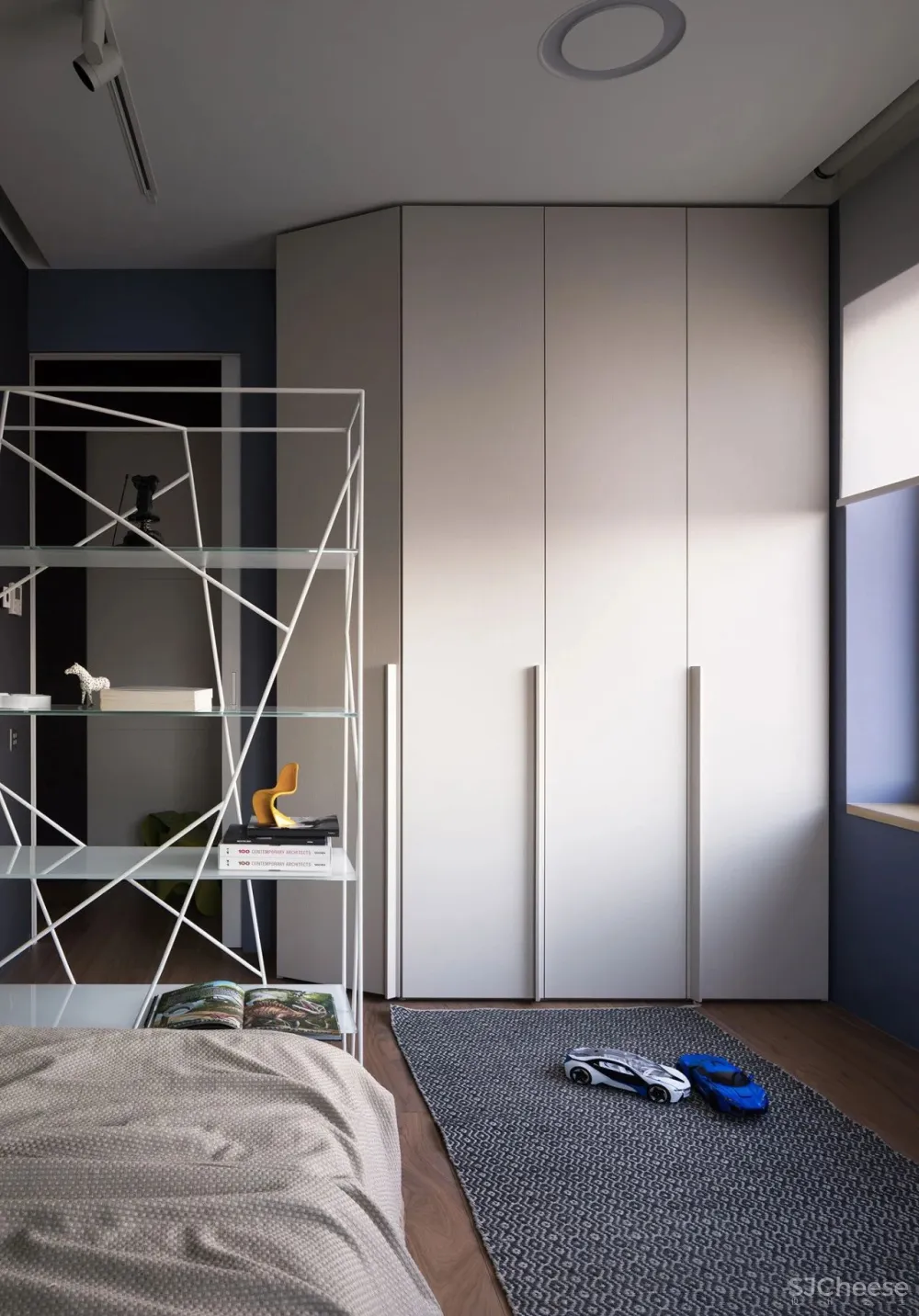 310㎡水泥灰 原木,质朴舒适!