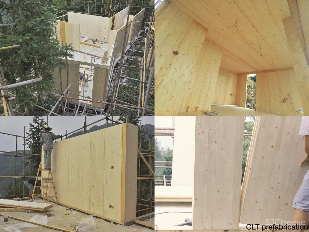 茶田里的悬浮木屋 千山云舍三峡木屋酒店