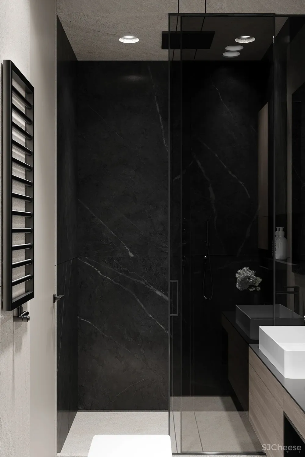 一室户小公寓,从玄关到卧室每个空间都很有设计感!