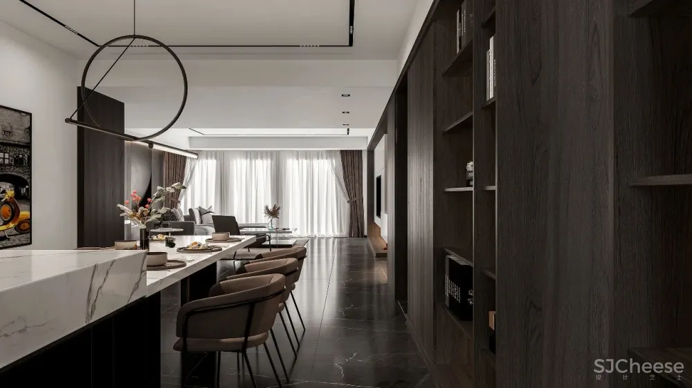 280㎡舒雅大平层,都市精英的理想生活图鉴!