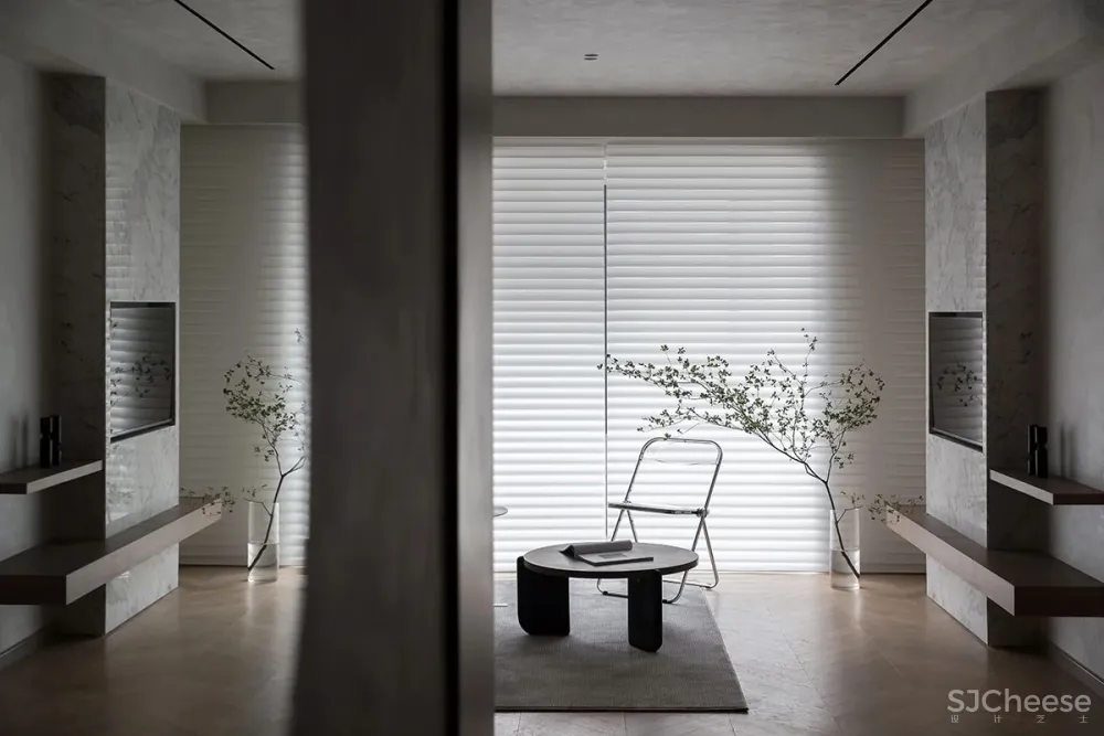 大理石 艺术漆,诠释质朴侘寂美学 观致设计