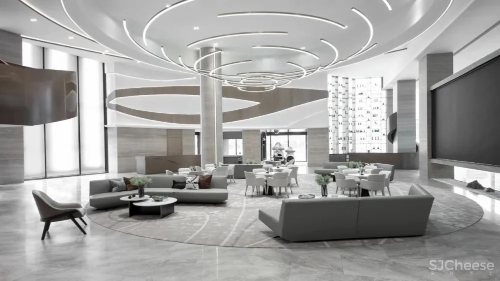 几朵设计 曲线悠游处,光影照花筑