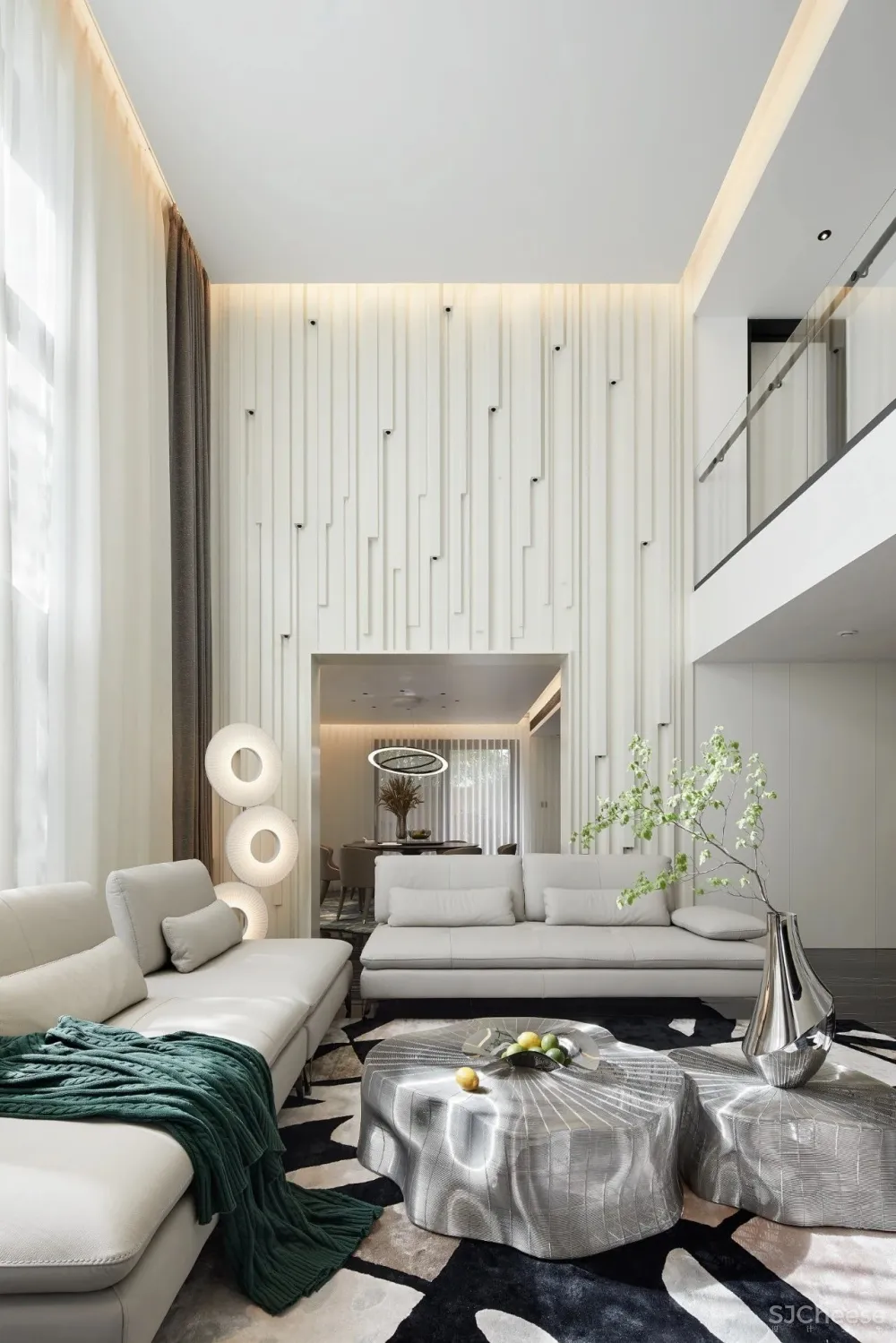 郑州360m²私宅别墅,大大落地窗精致有情调!