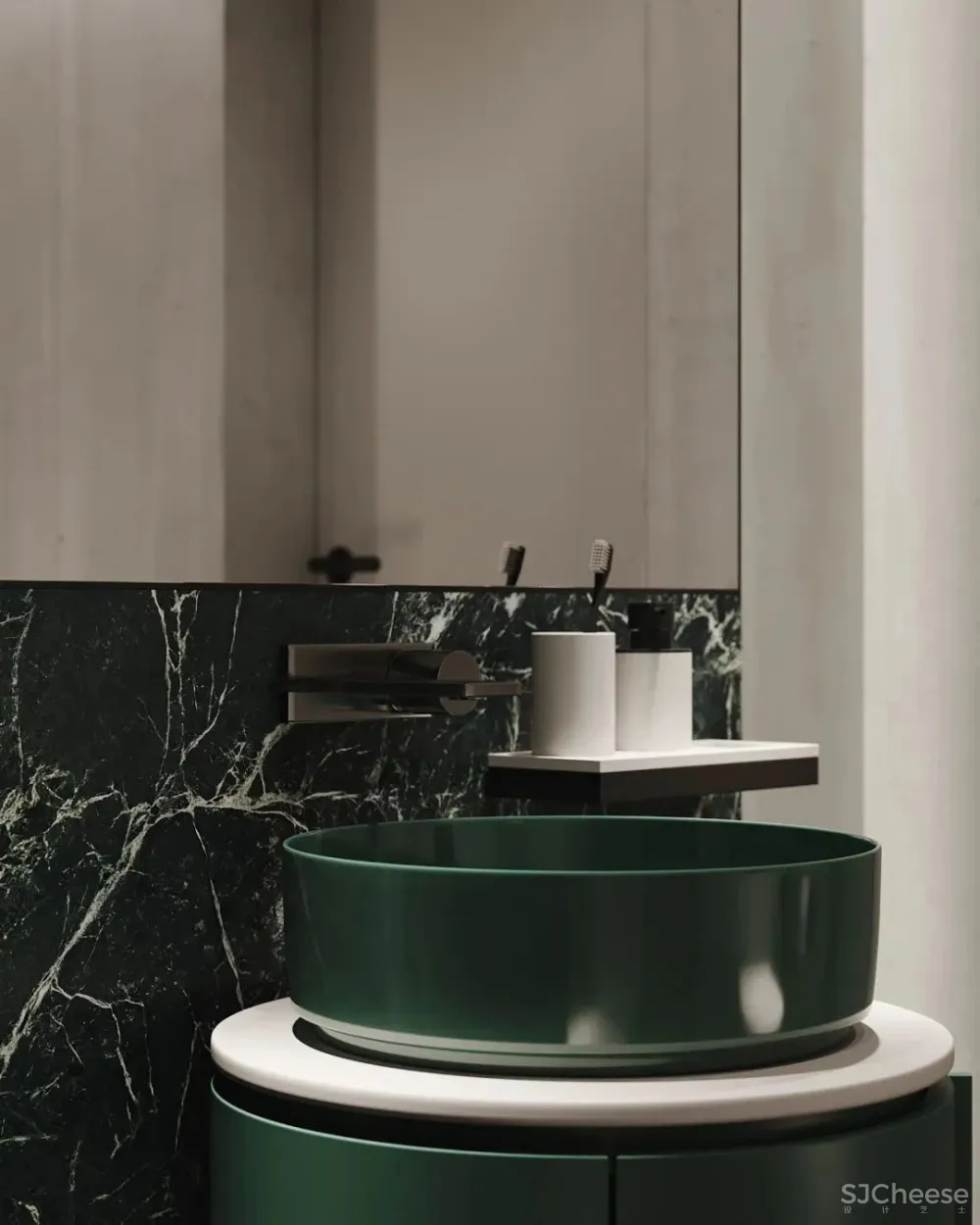 “时髦绿”的家,高级感炸裂!