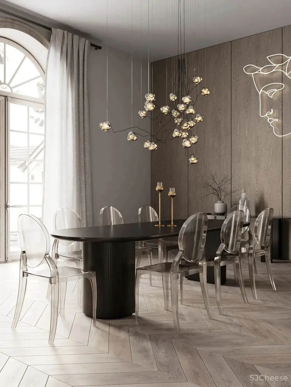 温暖原木色,色彩与纹理和谐交融!