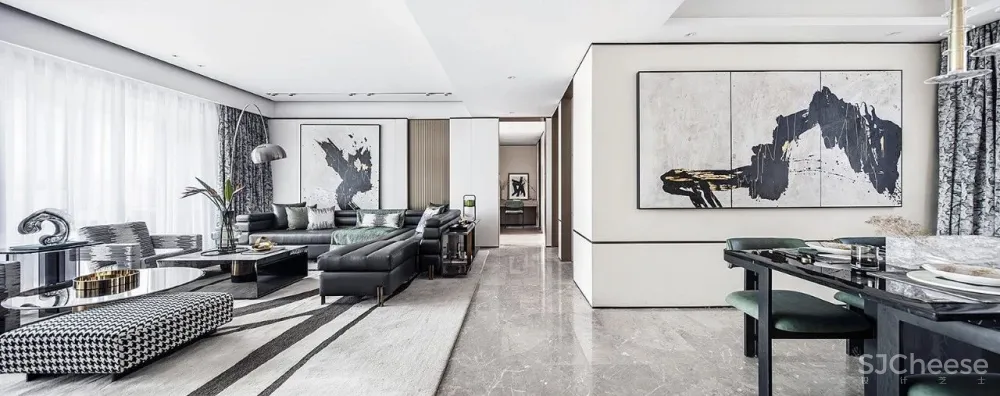 142㎡-195㎡轻奢时尚样板间,高贵精致谁人不爱?