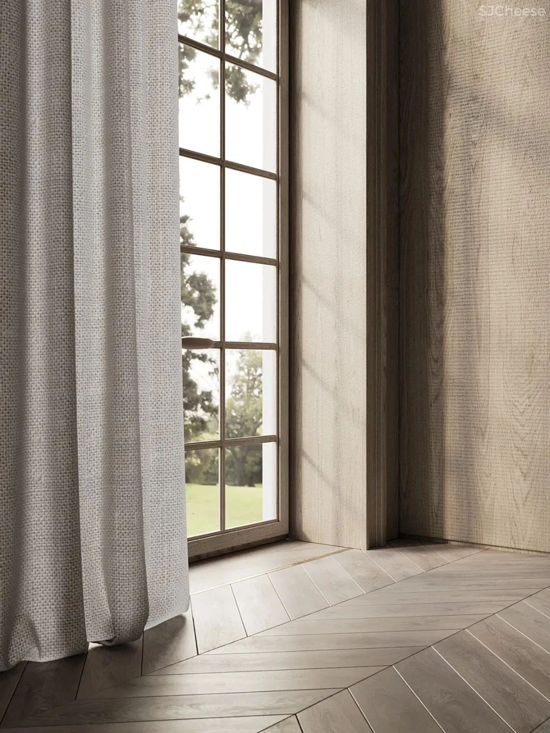 温暖原木色,色彩与纹理和谐交融!