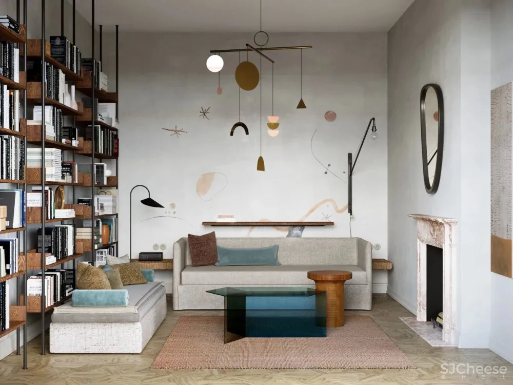 复古轻奢风,诗意般的美宅!