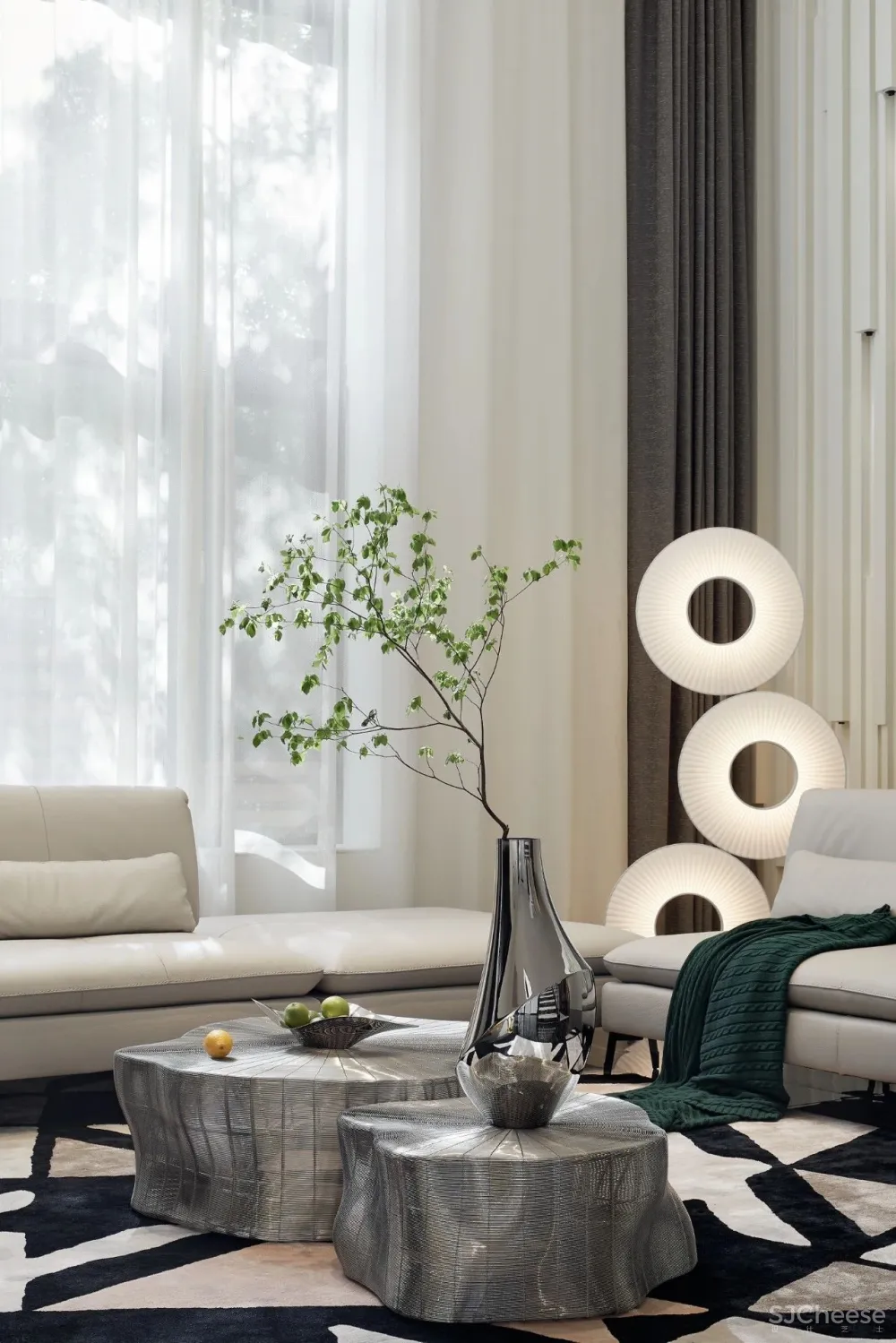 郑州360m²私宅别墅,大大落地窗精致有情调!