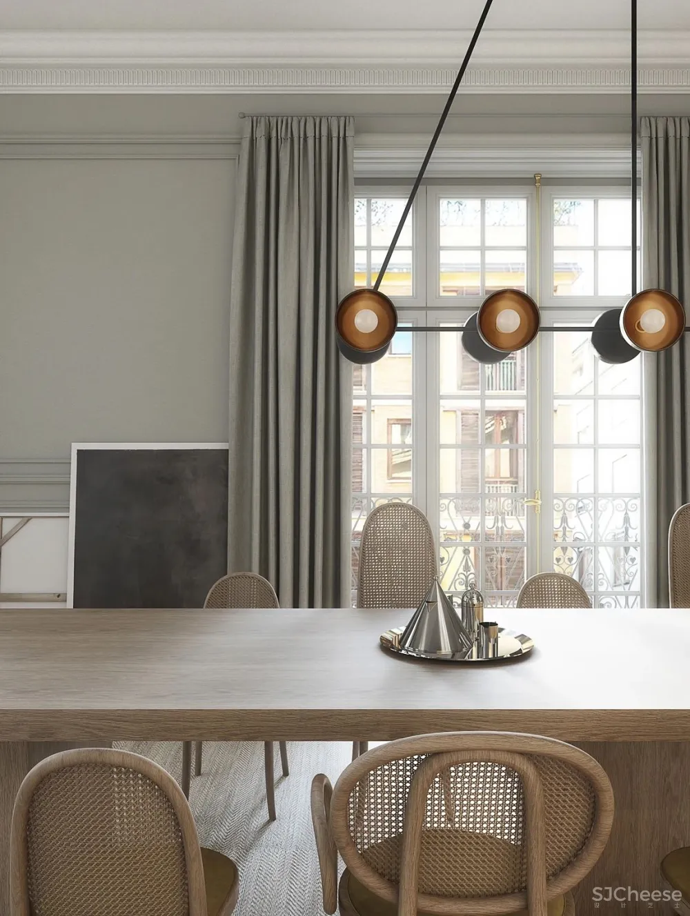 华而不奢当代艺术糅合欧式经典