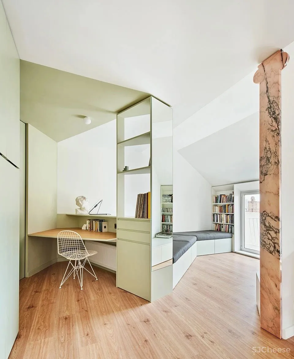 定制家具打造独特生活体验 PROVIDÈNCIA顶层公寓改造 AMOO