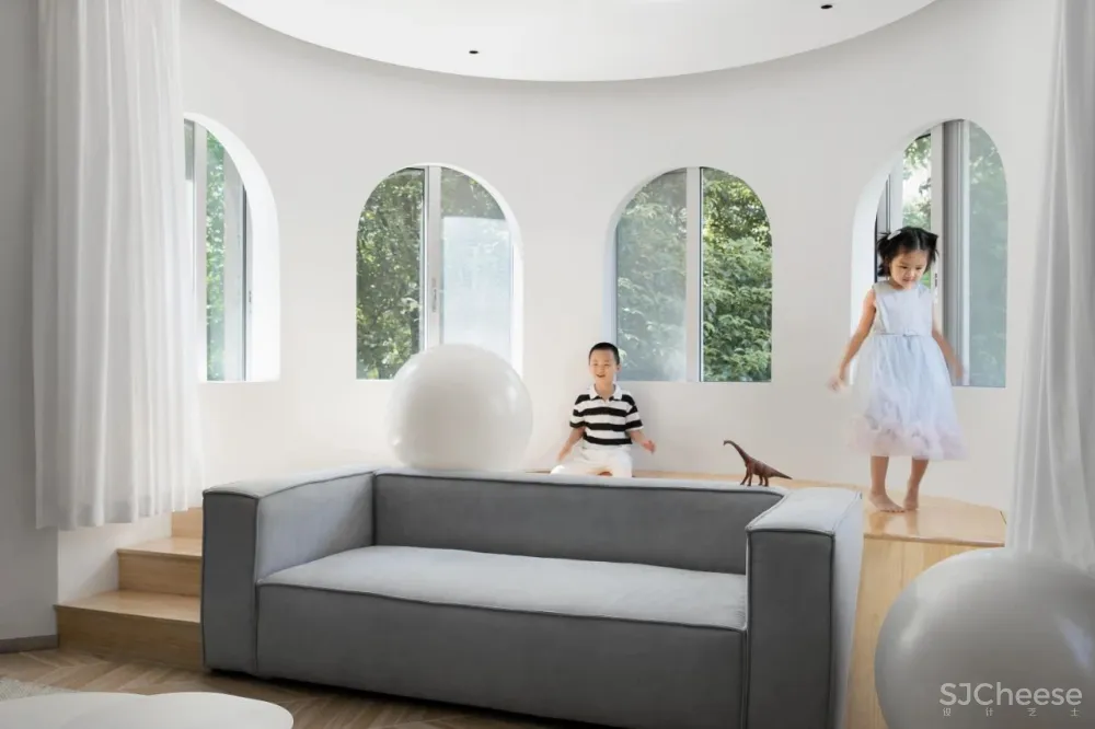 去客厅设计,孩子们自由生长的居所!