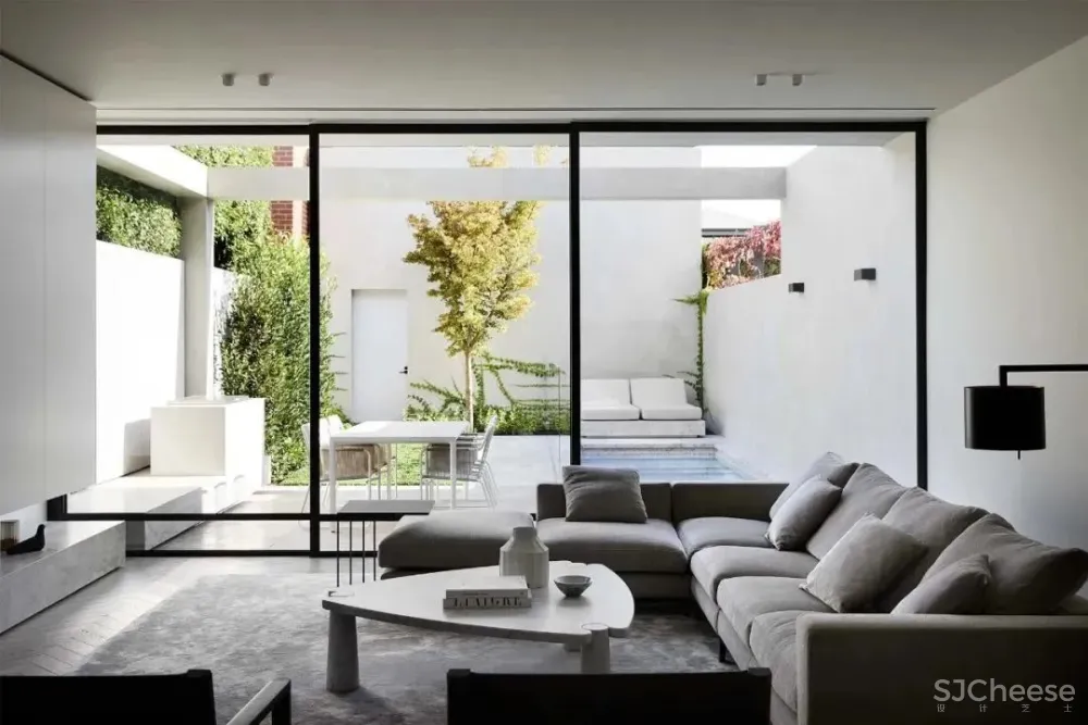 墨尔本克制平静的简约住宅 Conrad Architects