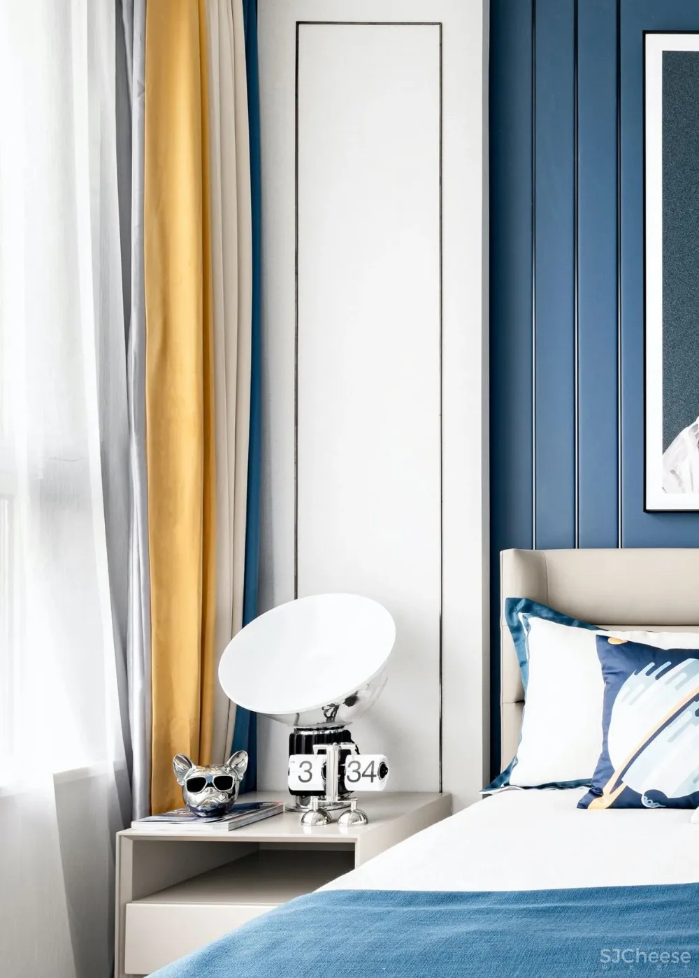 SHD山禾设计|泰安泰岳国风 以经典蓝缔造永恒的家