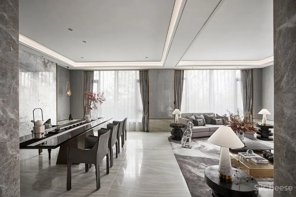 奢华别墅样板间，注入现代生活的美感！