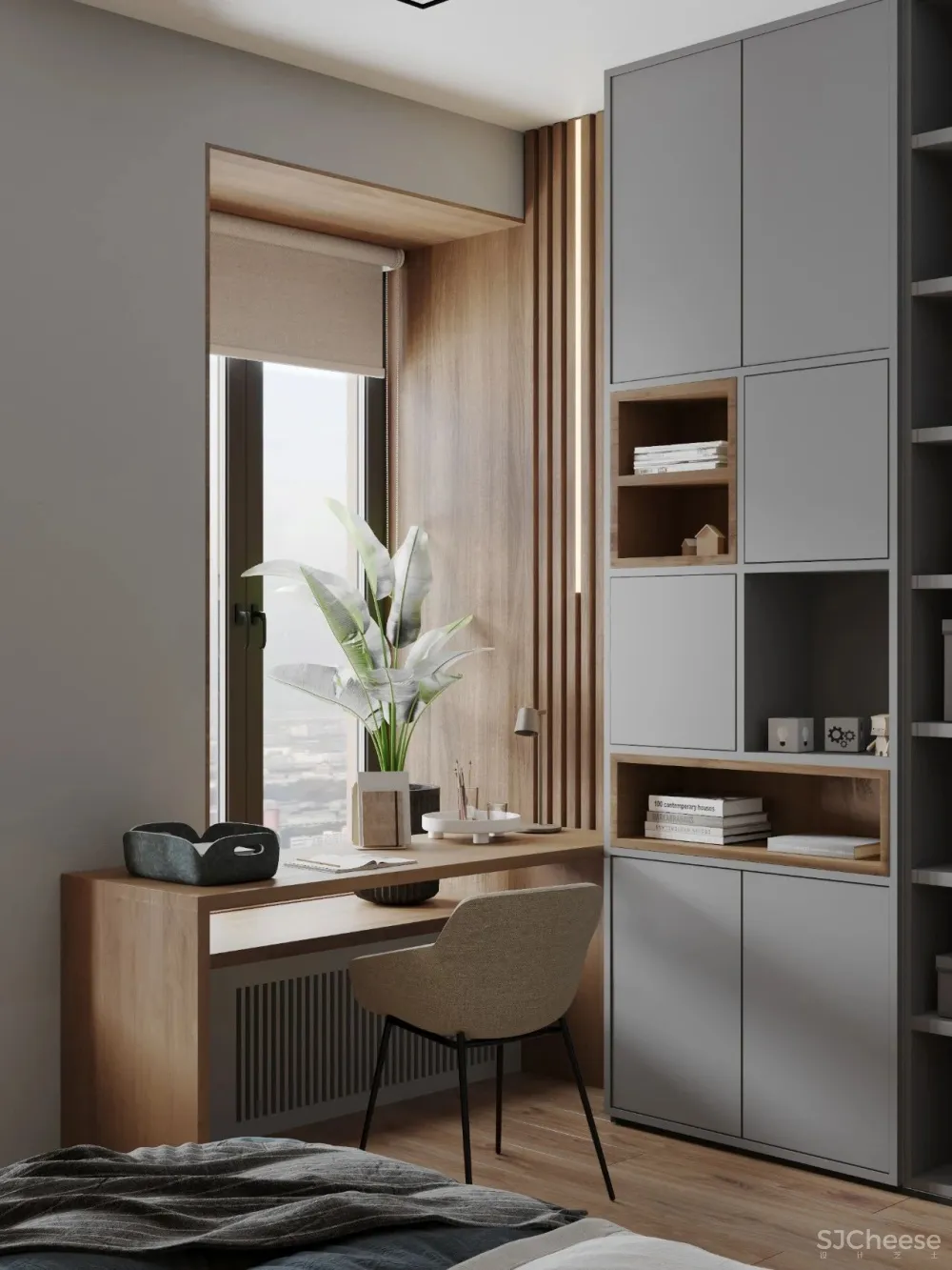 100㎡现代风格,三口之家,太吸引人了!