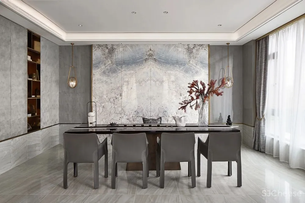 奢华别墅样板间，注入现代生活的美感！